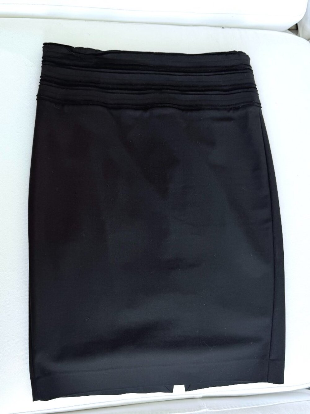 Robert Rodriguez Black Pencil Skirt Size 6 | 2000s Minimalist Designer Tailoring